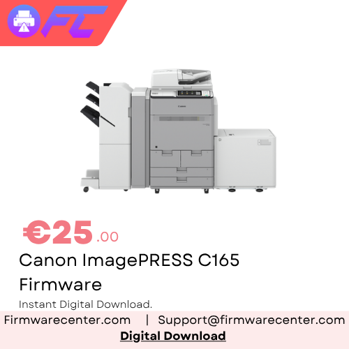 Canon imagePRESS C165 System Software & Firmware Download