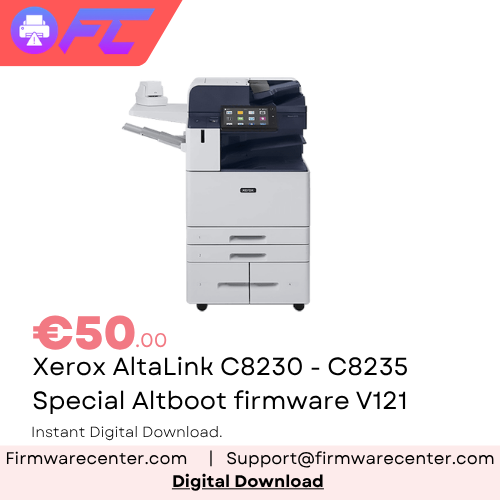 Xerox AltaLink C8230 & C8235 Special AltBoot Firmware V121 Download
